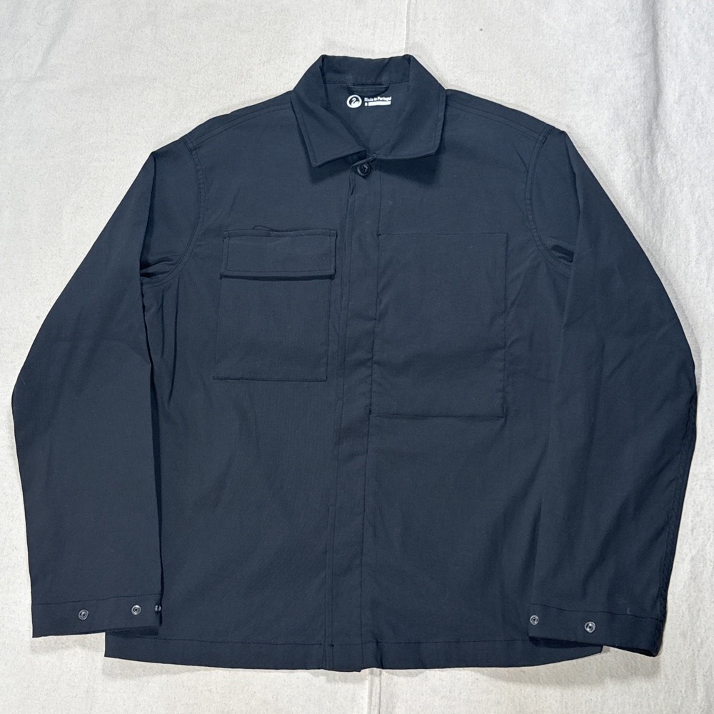 Outlier NYC Shirt Jacket Black Sz Sm Futureovershirt (F.Cloth) 200GSM Matte